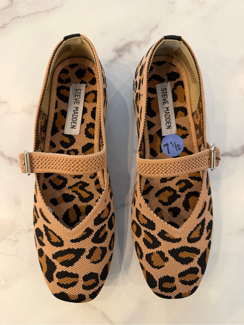STEVE MADDEN Leopard Richmond Mary Jane Flat